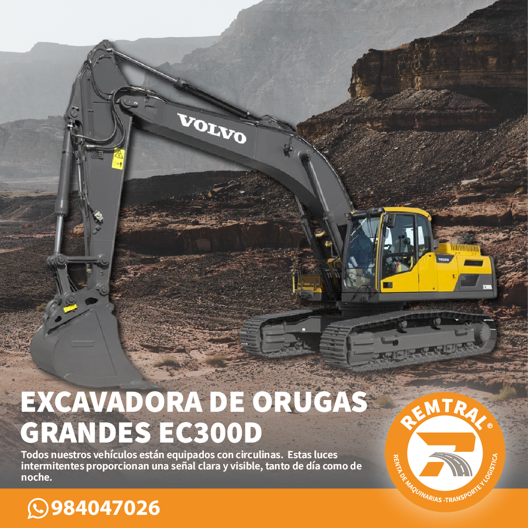 Excavadora Volvo De 23 Cm – Con Luz Y Sonido – Brazo Articulado – Para Niños De 3+